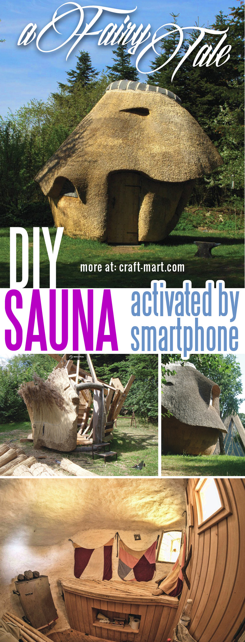 Incredible Storybook DIY Sauna Activated By Smartphone Craft Mart