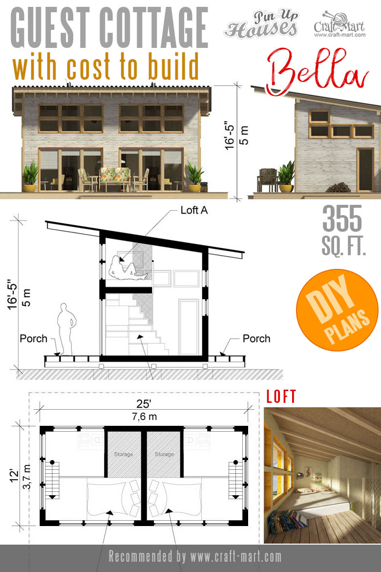 tiny modern cabin plans