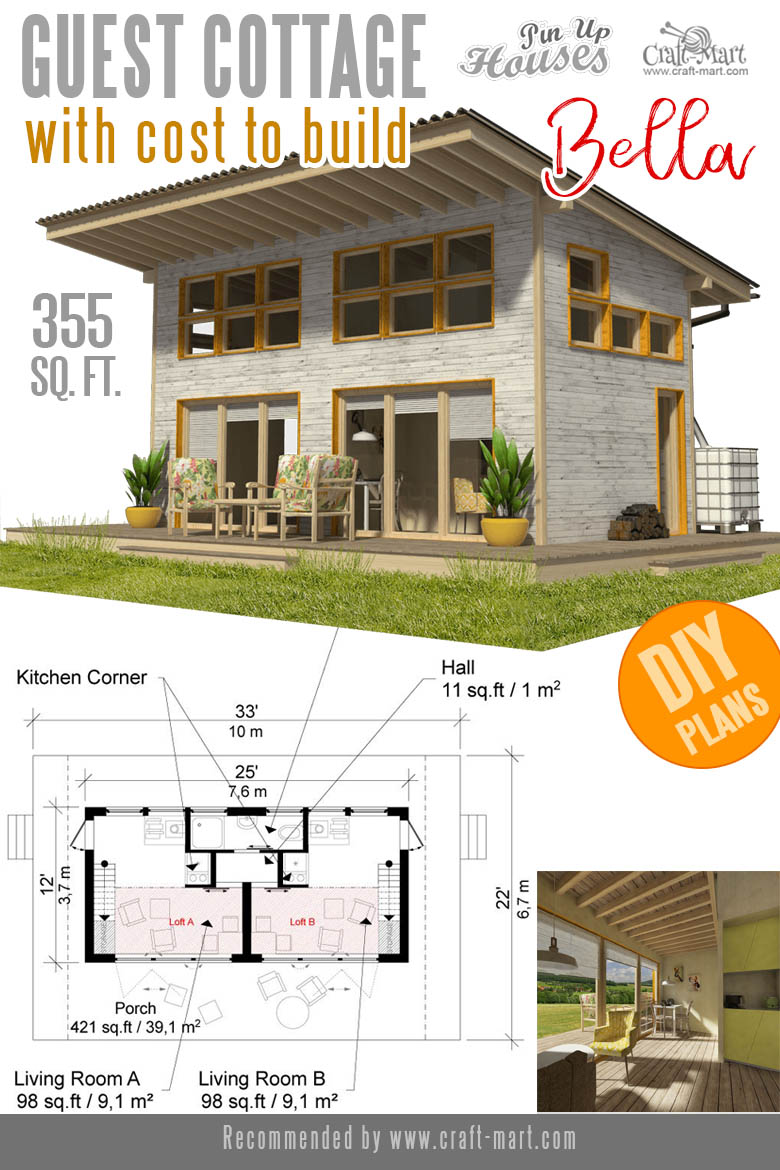 budget tiny cabin plans with cost to build