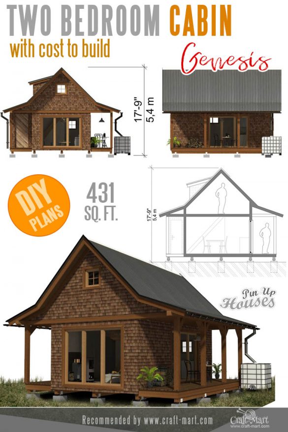 Awesome Small and Tiny Home Plans for Low DIY Budget - Craft-Mart