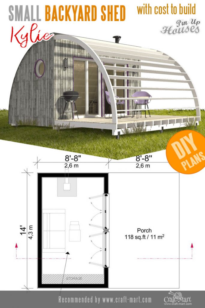 modern backyard sheds and tiny cabin plans