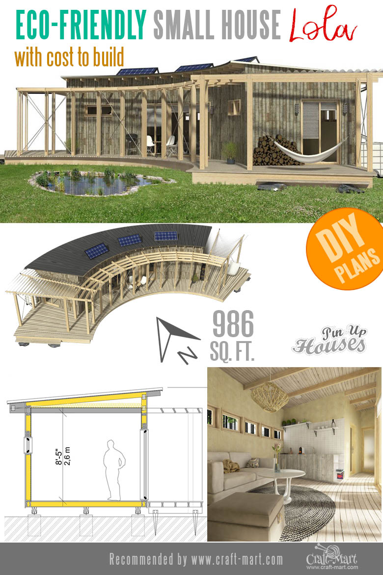 Awesome Small and Tiny Home Plans for Low DIY Budget - Craft-Mart