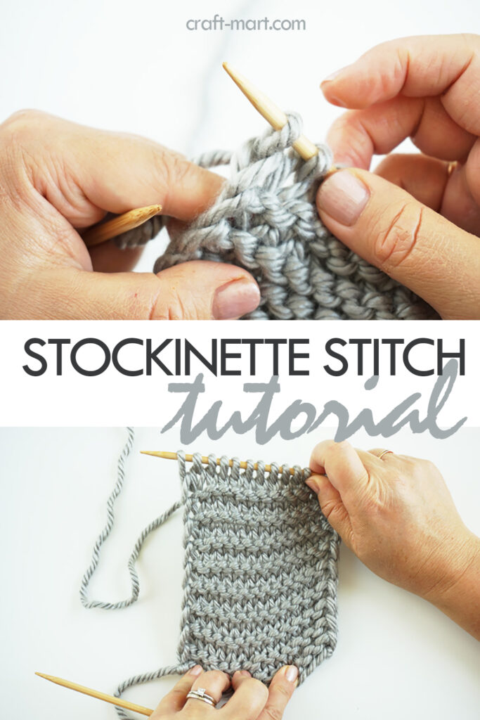 Stockinette Stitch & FREE Wrap Pattern for Beginners - Craft-Mart