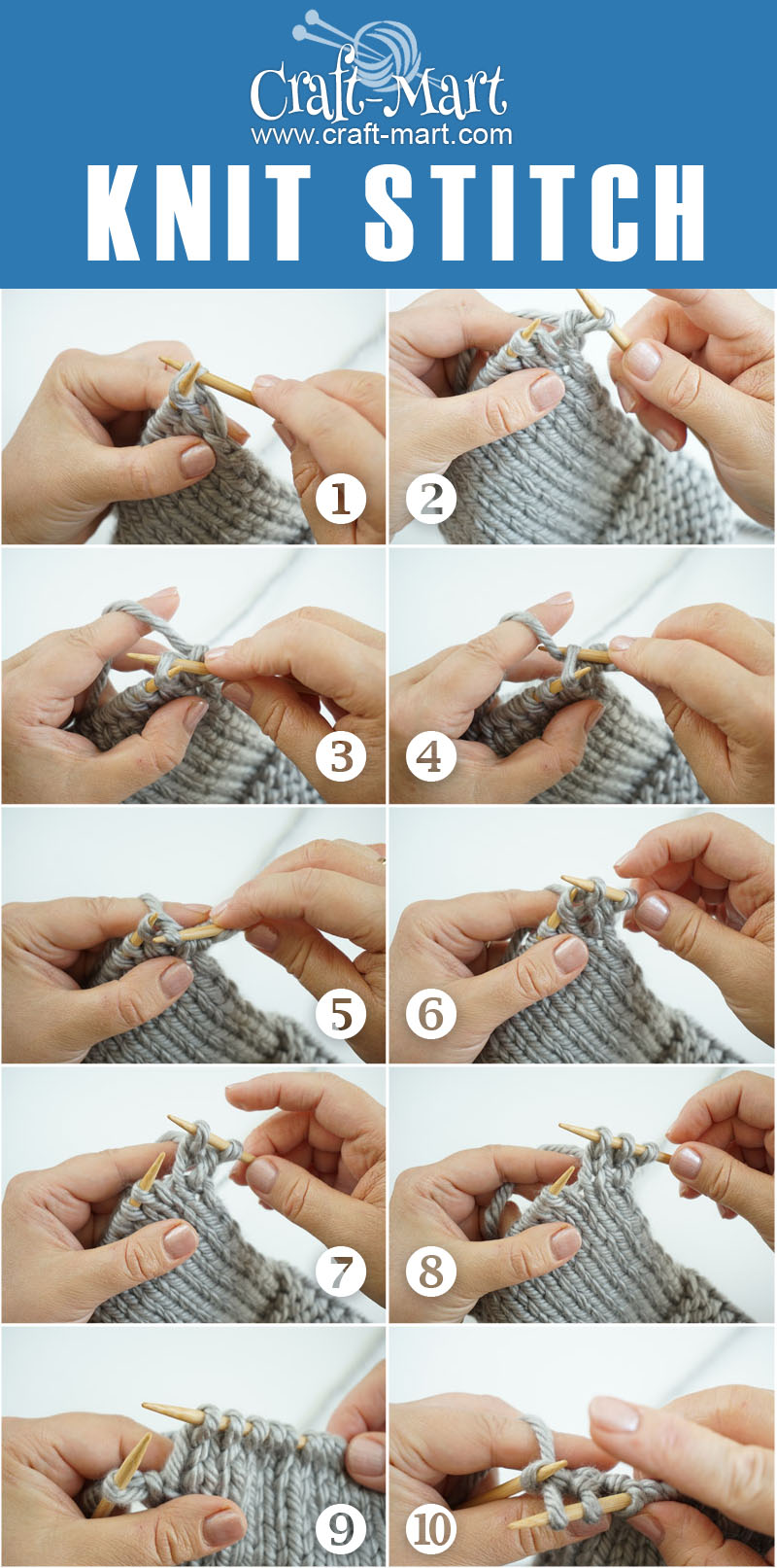 knitting steps