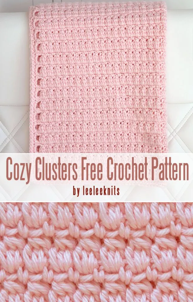 Cozy Clusters Free Crochet Baby Blanket Pattern