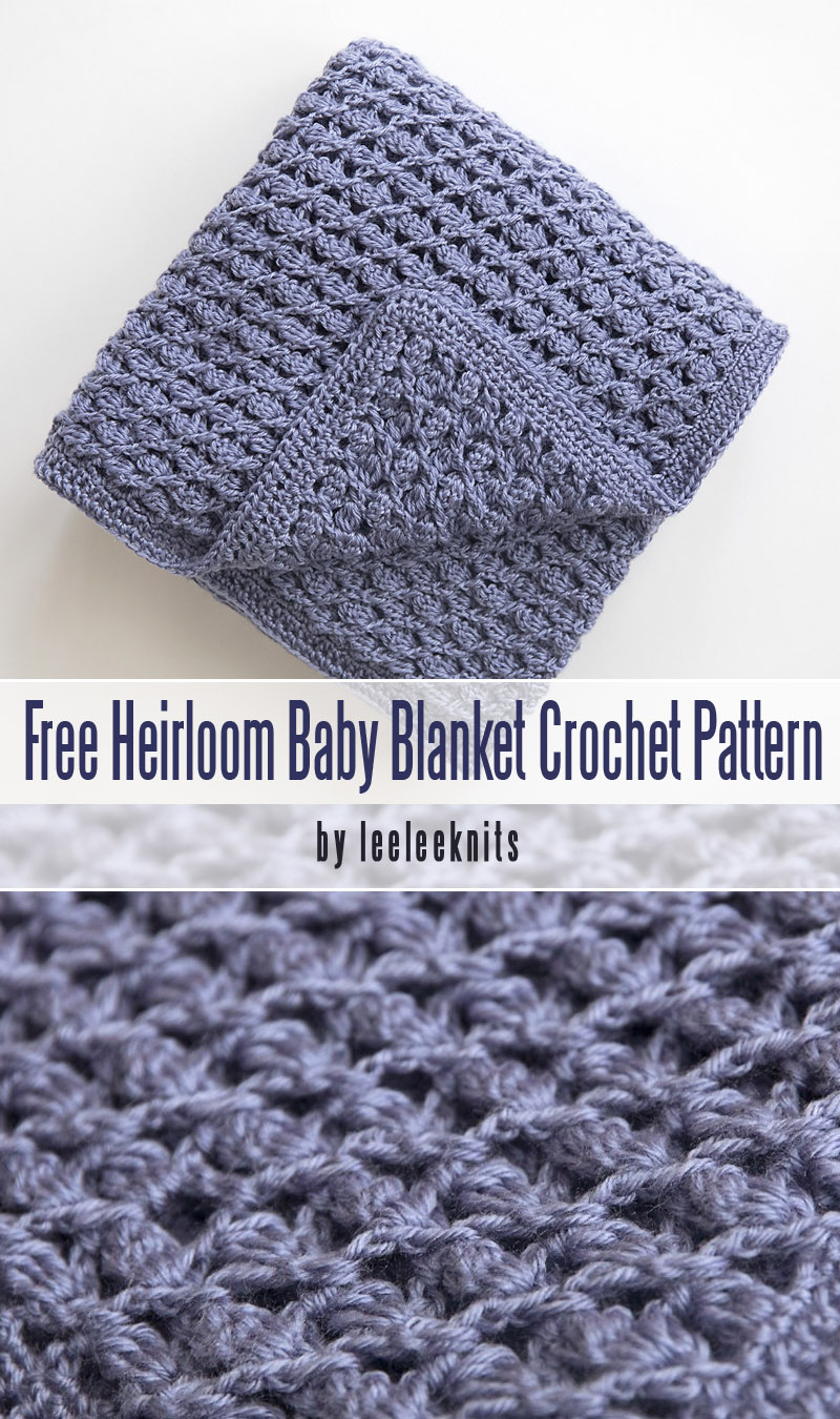 Easy crochet baby blanket for online beginners