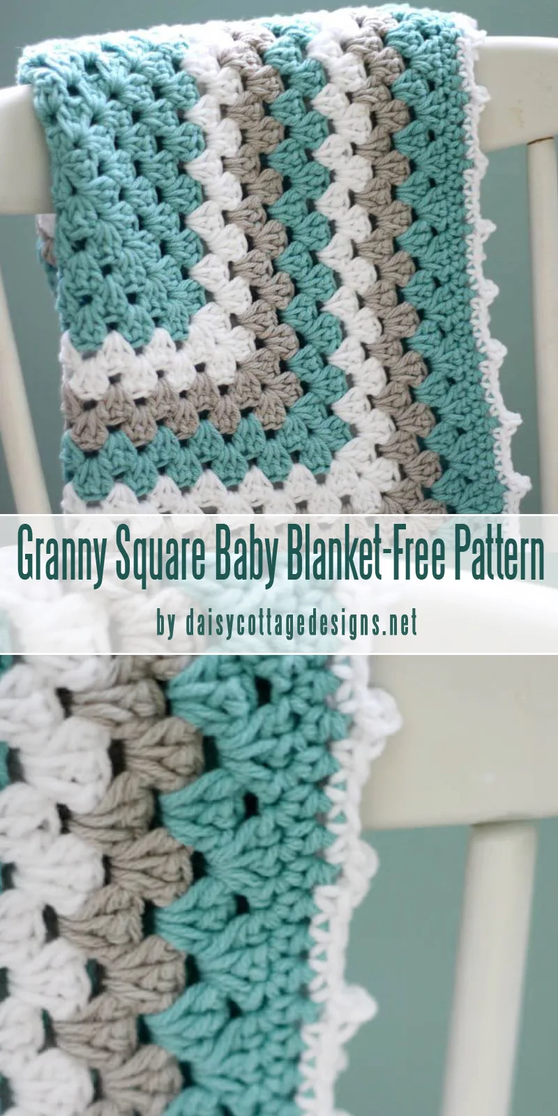 Free Crochet Patterns (Granny Square Baby Blanket)