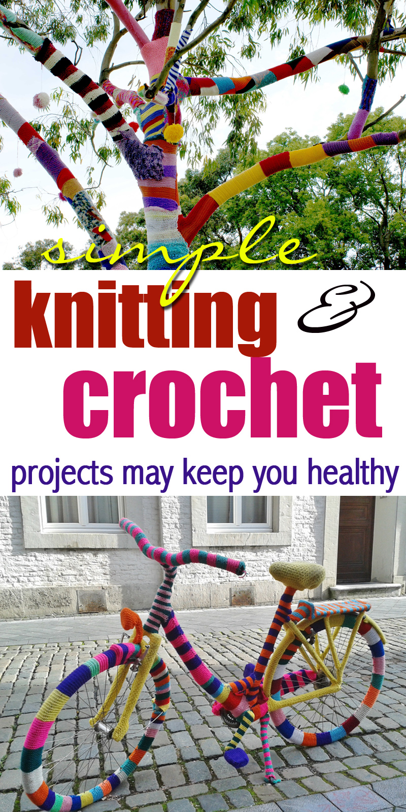 simple knitting and crochet projects may keep you healthy by craft-mart
