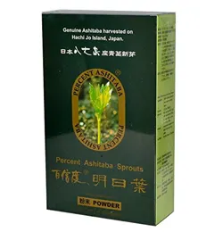 Ashitaba tea from Japan that you can get from Asian food markets or Amazon