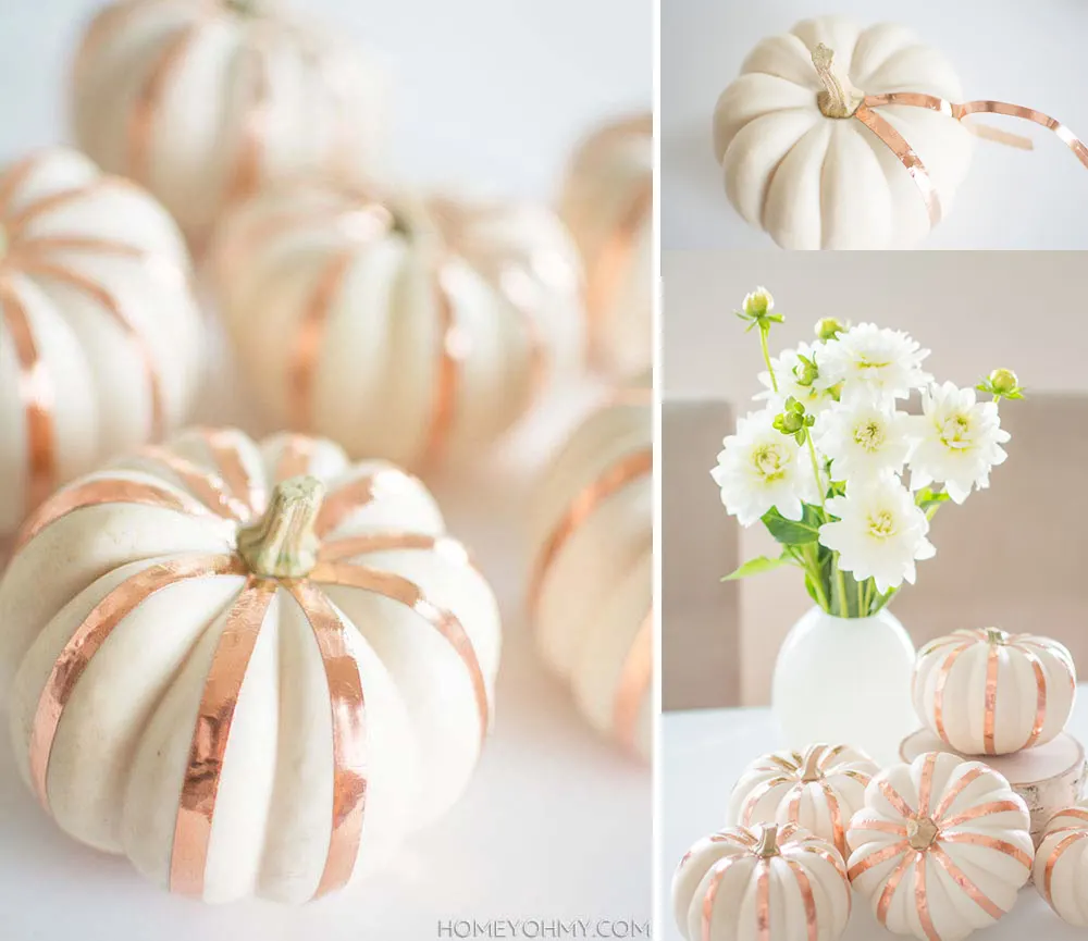 Copper-striped pumpkins