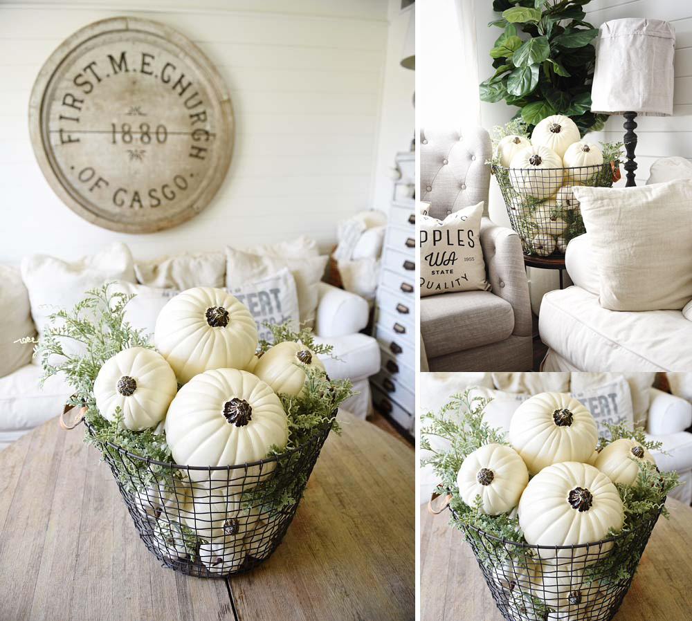 10 Quick and Easy White Pumpkin Fall Decor Ideas - Craft-Mart