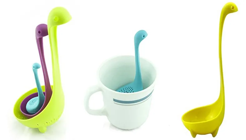 Nessie Family Collander Strainer Spoon, Ladle Spoon, and Tea Infuser