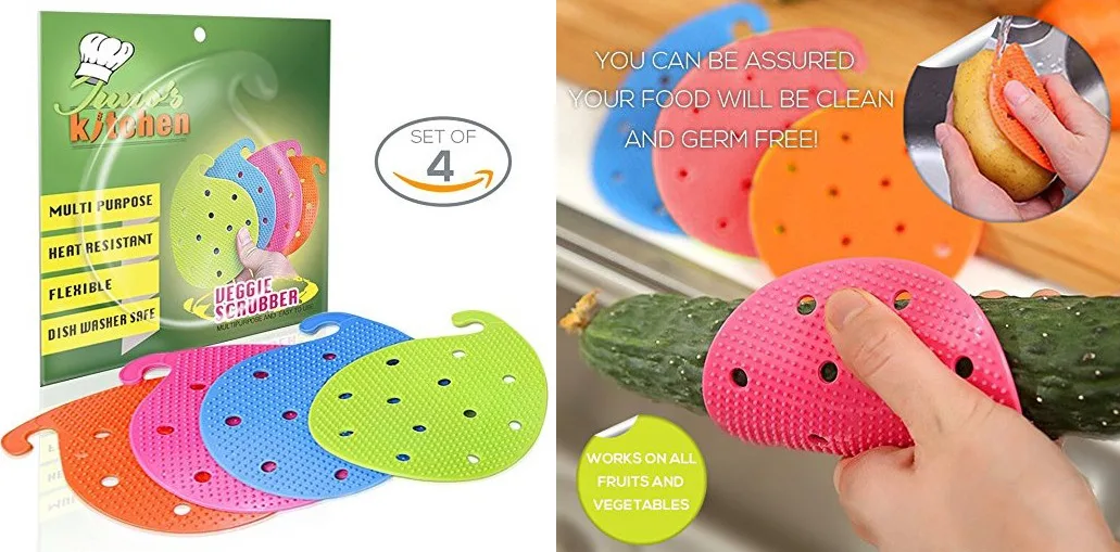 kitchen dishes scrubber sponges brushes