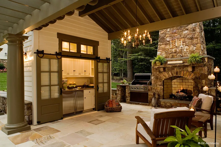 exterior barn doors for outdoor kitchen found by craft-mart