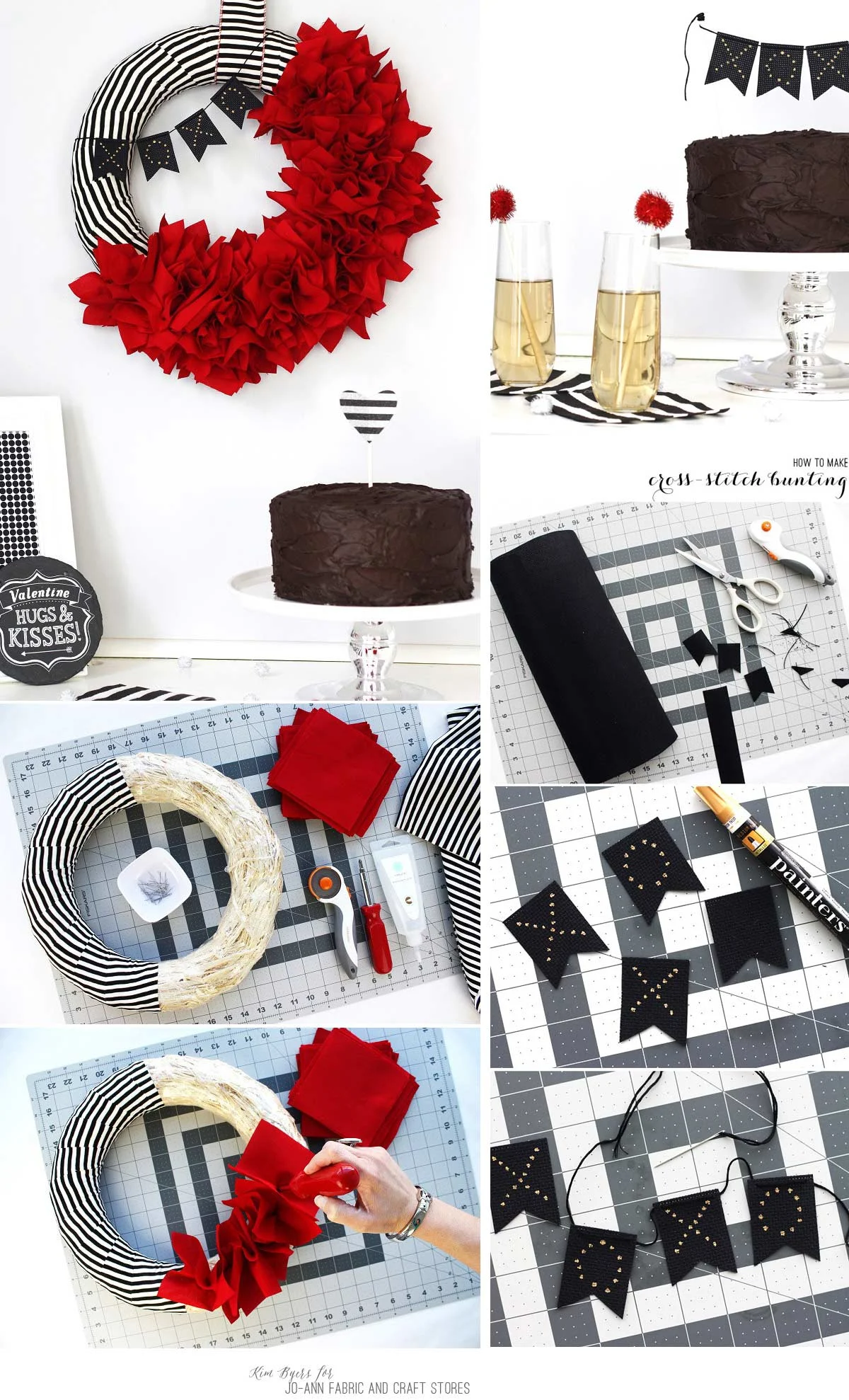 Easy Valentine Day Home Décor by craft-mart.com