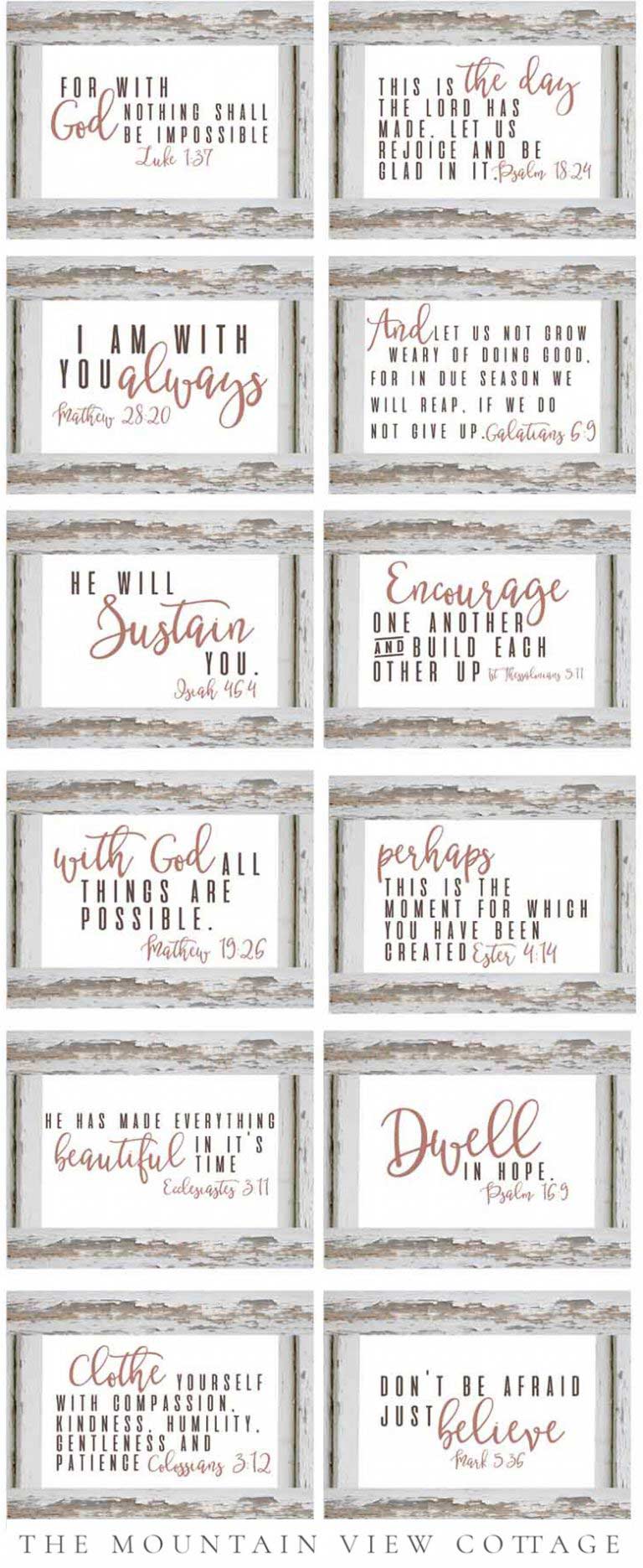 100 Free Farmhouse Printables Fixer Upper Style