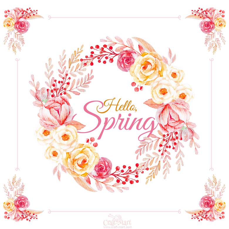 Hello spring free printable