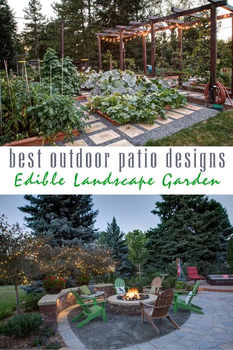 edible landscape garden - best outdoor patio designs collection by craft-mart