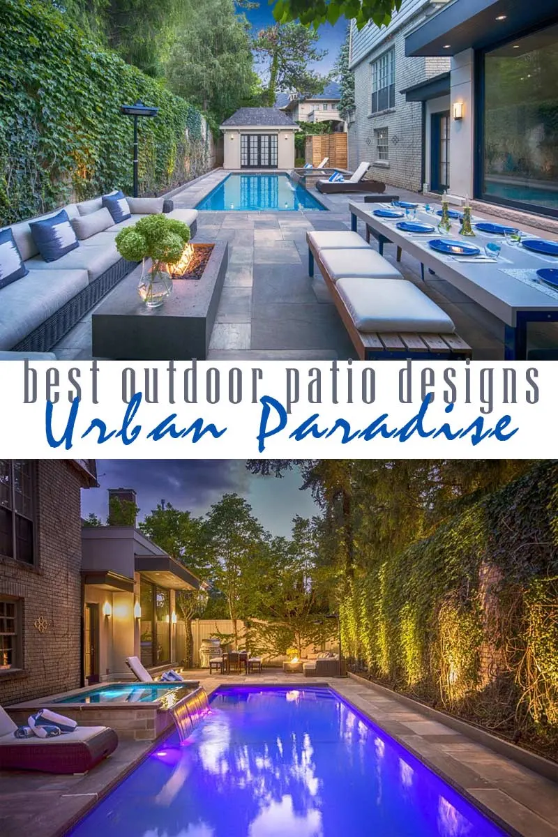 Urban Paradise to Enjoy Day & Night - best outdoor patio designs collection by craft-mart