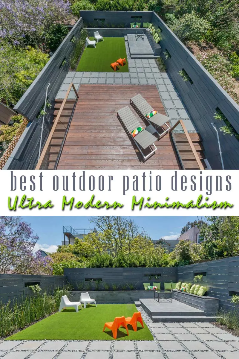 Ultra Modern Minimalism - best outdoor patio designs collection by craft-mart