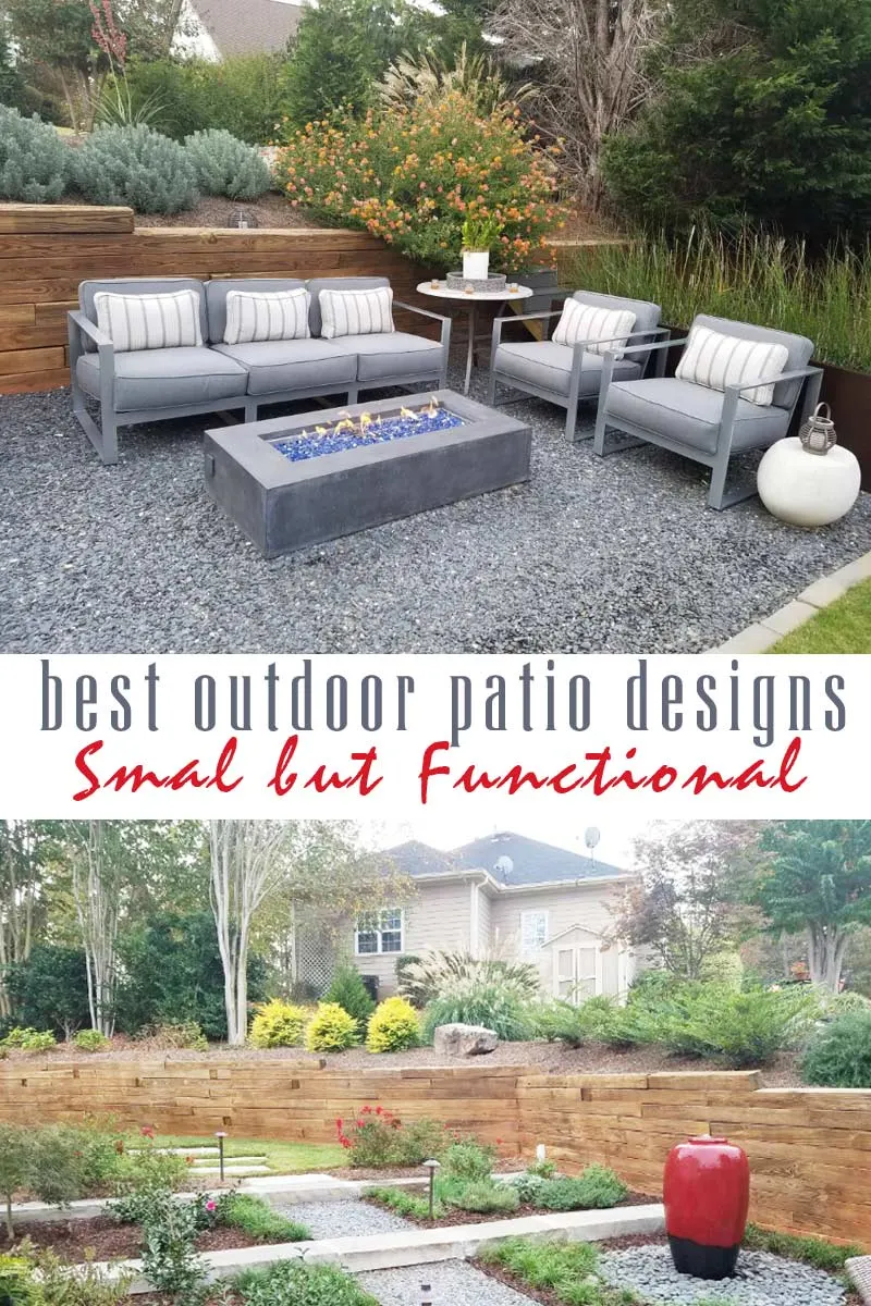 small and functional low-maintenance backyard - best outdoor patio designs collection by craft-mart 