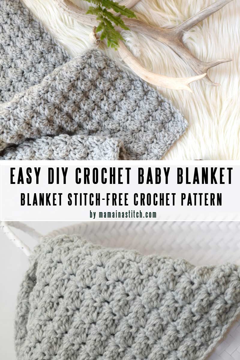 10 easy crochet baby blanket patterns (FREE) you can finish in a ...