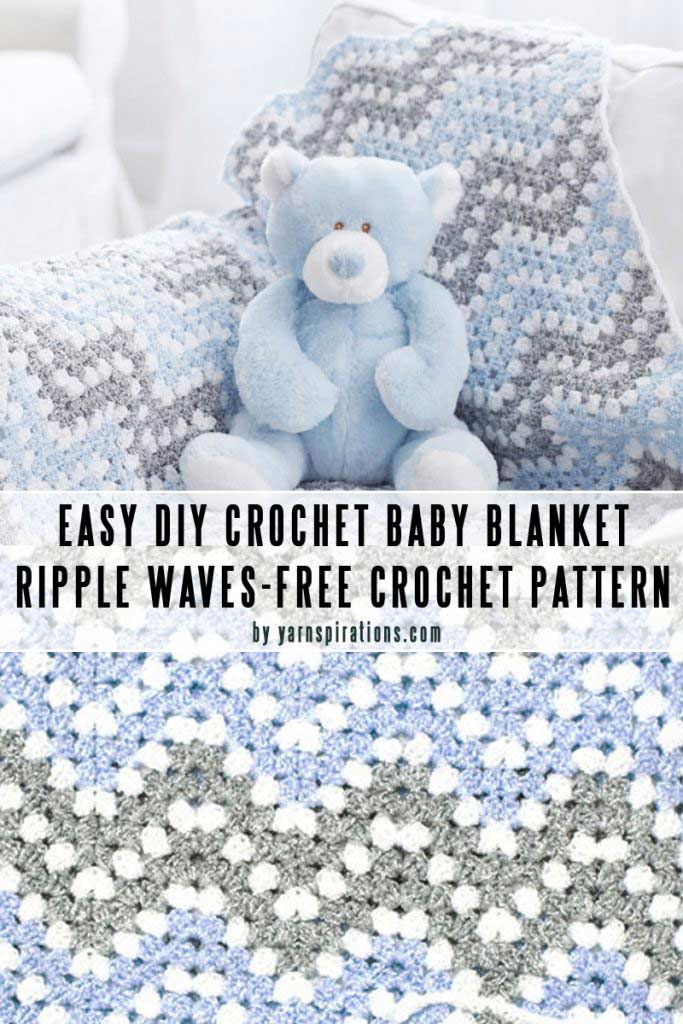 Ripple Waves Crochet Blanket