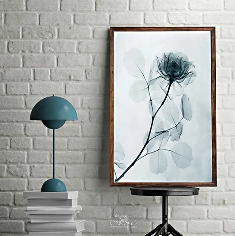 X-ray flowers - free printable wall art