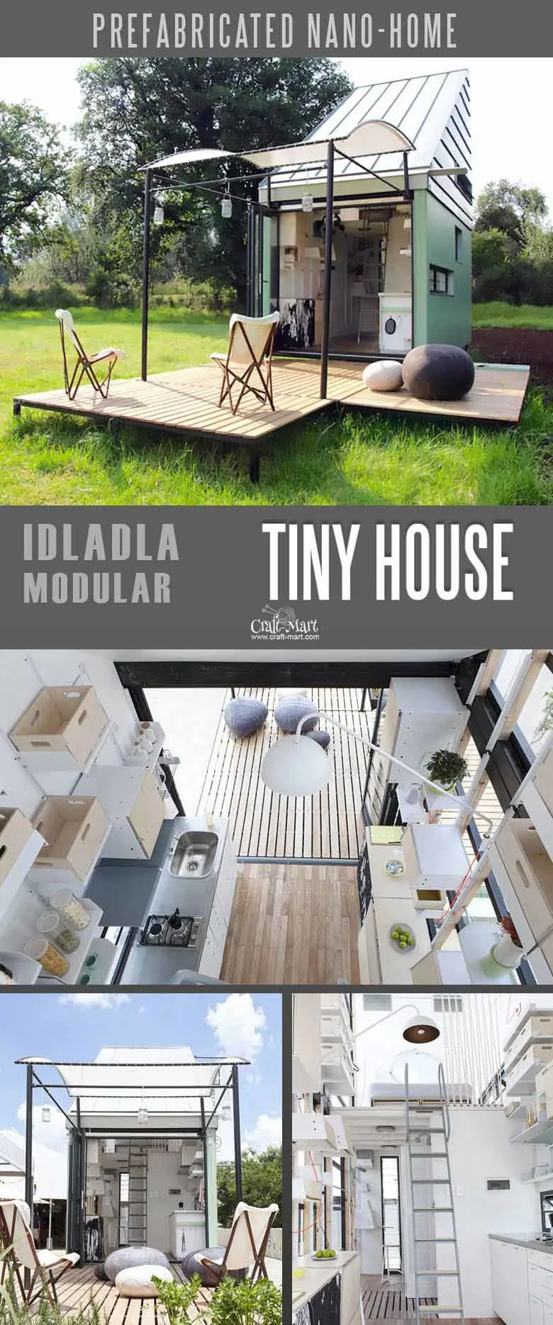 Modular tiny home that you can afford! 100% sustainable and does NOT need any utilities besides internet! You can add custom features from most of the tiny home builders. Keep dreaming on or take an action and get one of these little affordable homes!#tinyhouseplans #tinyhome #tinyhouses #diyproject #realestate #smallhouseplans