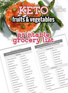 Free Keto Food List PDFs (Printable Low Carb Food Lists For All
