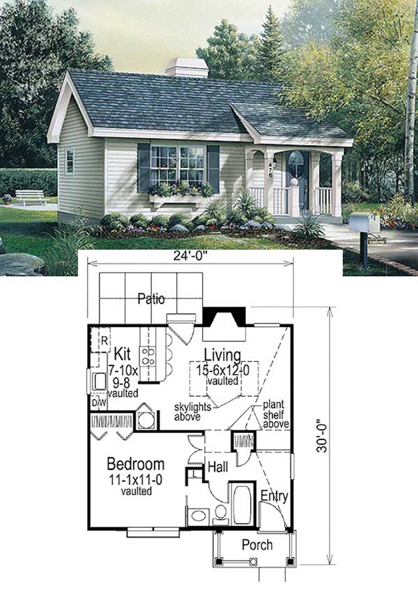 Free Small House Plans With Material List - They're more affordable to