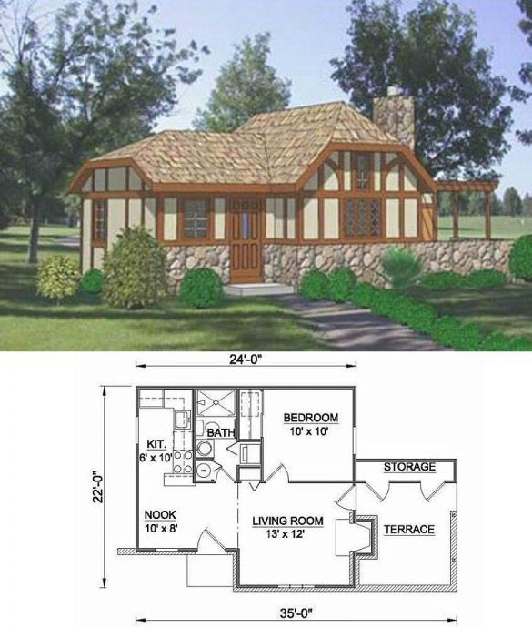 27 Adorable Free Tiny House Floor Plans - Craft-Mart