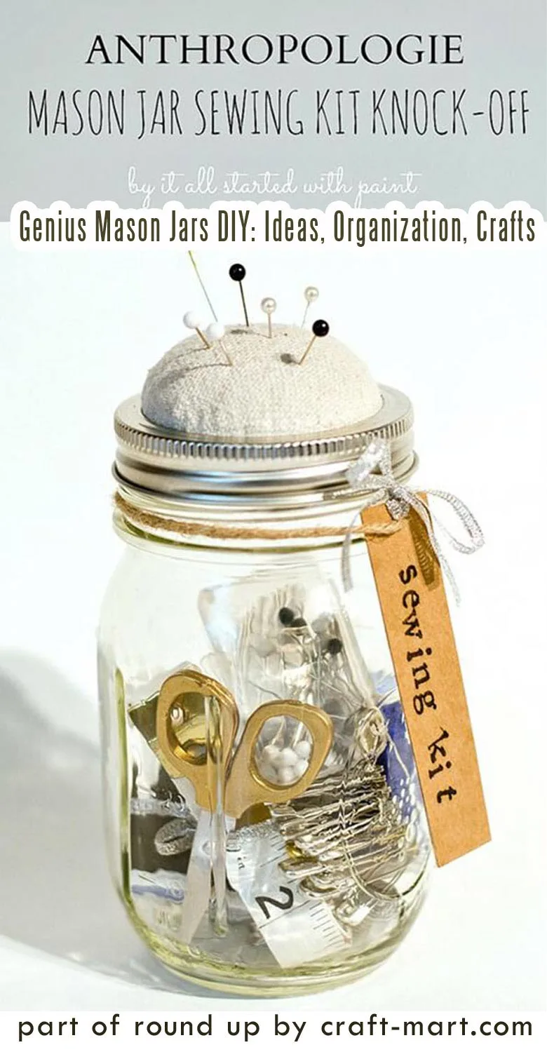 Simply Genius Mason Jars DIY: Ideas, Organization, Crafts - Craft-Mart
