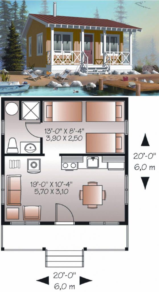 Tiny house Forester Floor Plan