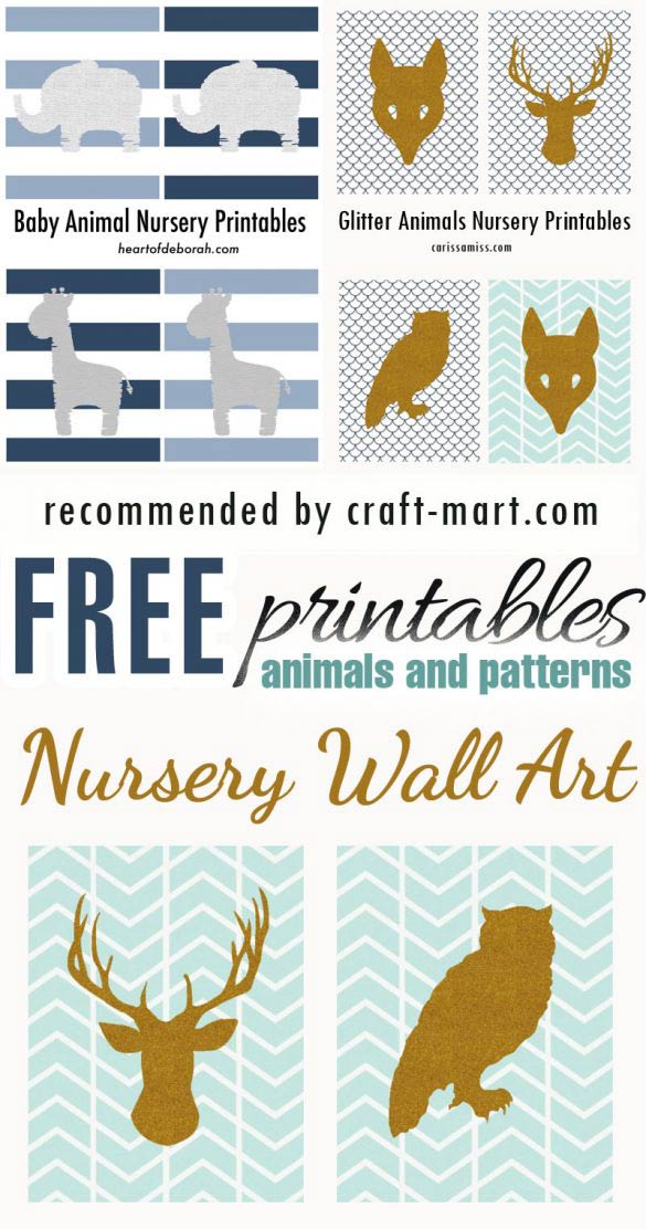 100+ Best Free Nursery Printables and Wall Art - Craft-Mart