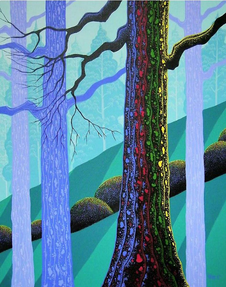 Eyvind Earle Painting