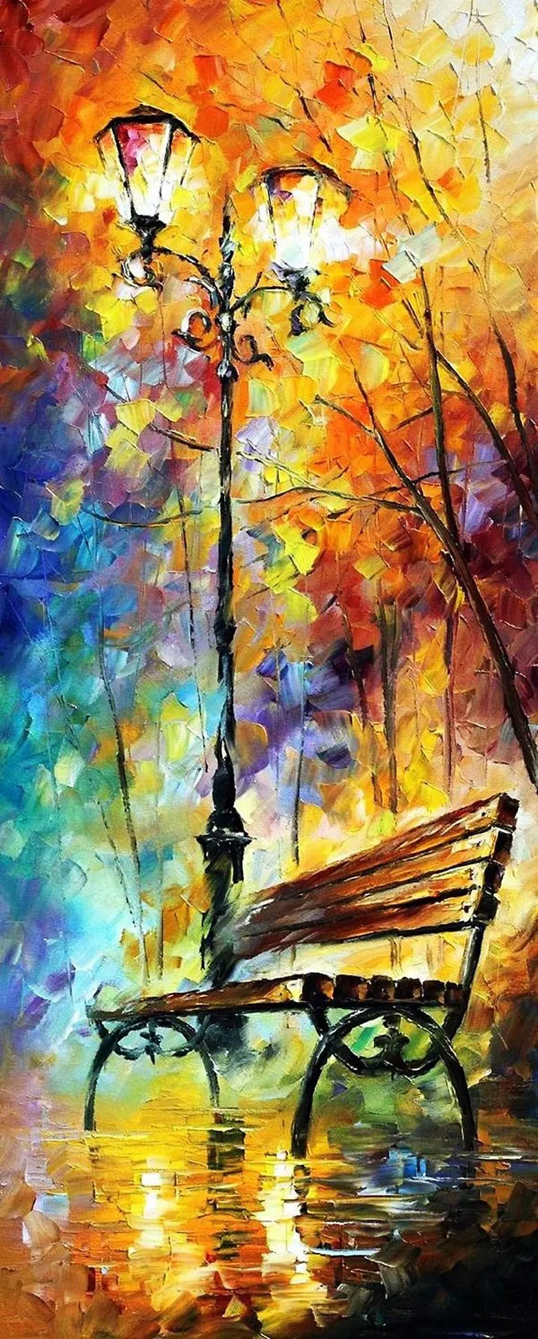 fall acrylic paintings