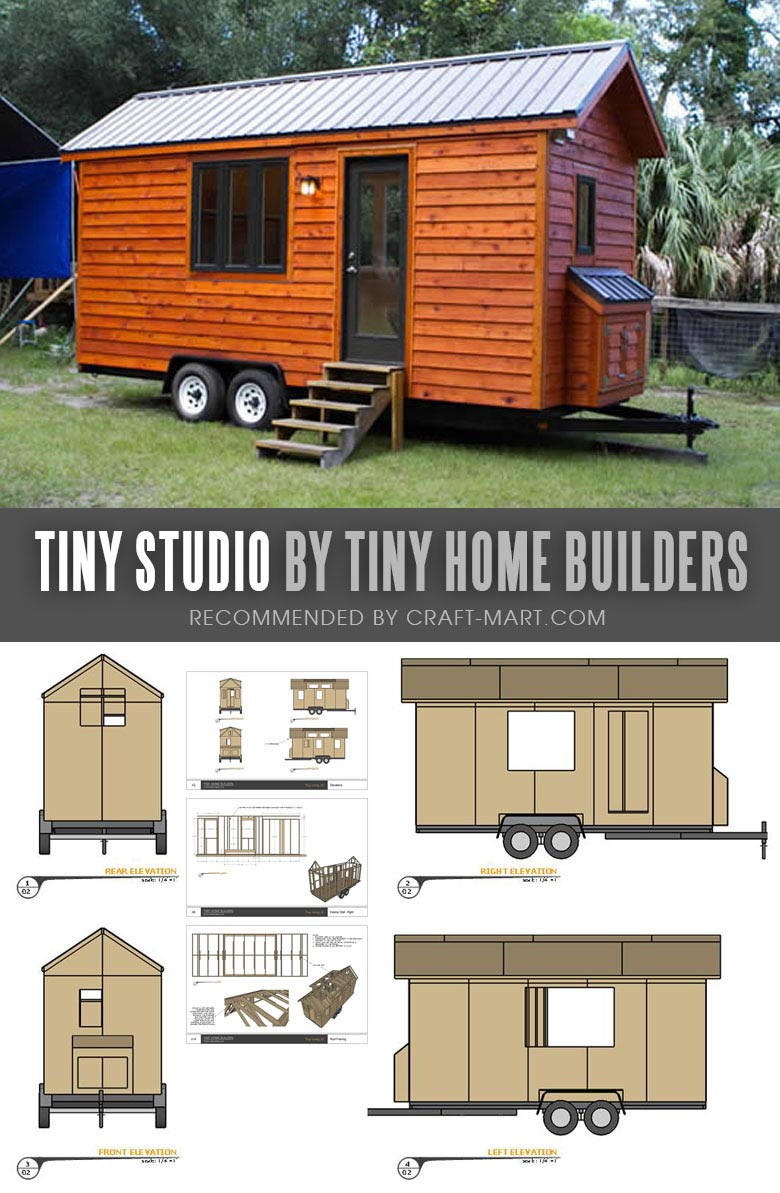 17 Best Custom Tiny House Trailers and Kits with Plans for