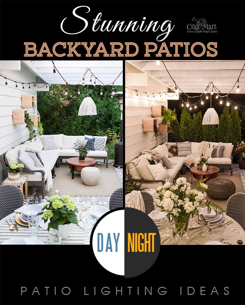 Stunning Patios With Lights Diy Patio Lighting Ideas Craft Mart