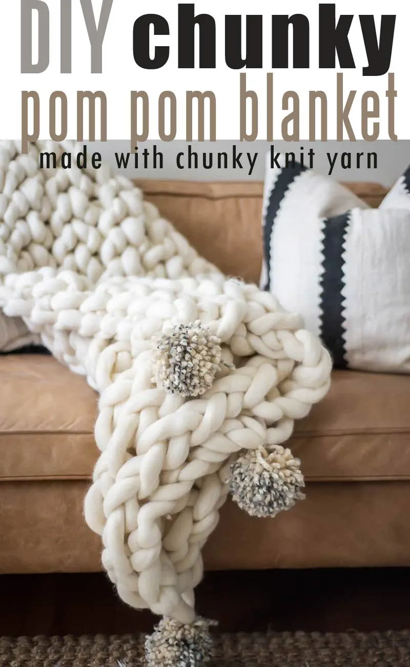 How to Make a Chunky Hand-Knit Blanket »