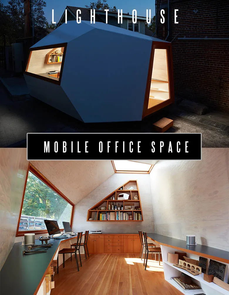 This is a Mobile Office Space made with Structural Insulated Panels. It has a few absolutely awesome advantages over the regular houses. Can it be converted into a tiny house? Read to know...#tinyhouse #tinyhouseplans #minimalism
