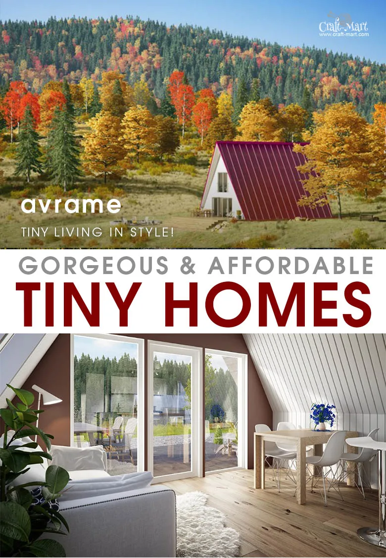 Avrame review. These prefabricated cottages are designed to be modular, efficient, beautiful, and elegantly modern. #tinyhouse #tinyhouseplans