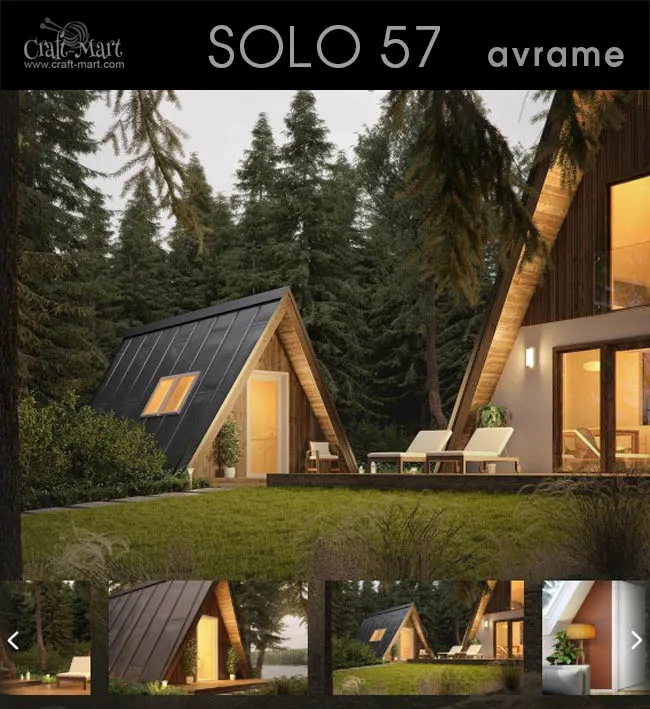 avrame solo - This tiny house can serve as a guest house or a sauna. Either way these prefab tiny homes look stunning!