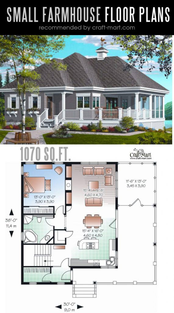 Small Farmhouse Plans For Building A Home Of Your Dreams - Page 3 Of 4 