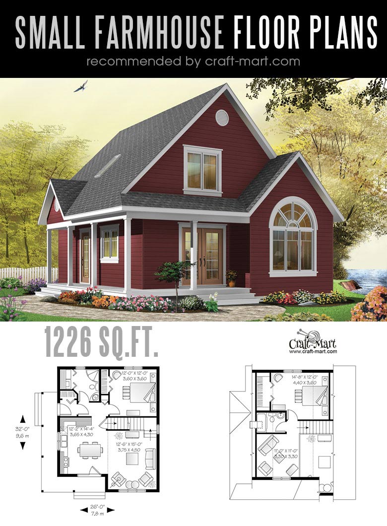 Small modern farmhouse  plans  for building a home of your 