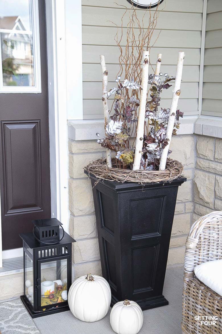 Gorgeous Modern Fall Front Porch Decor