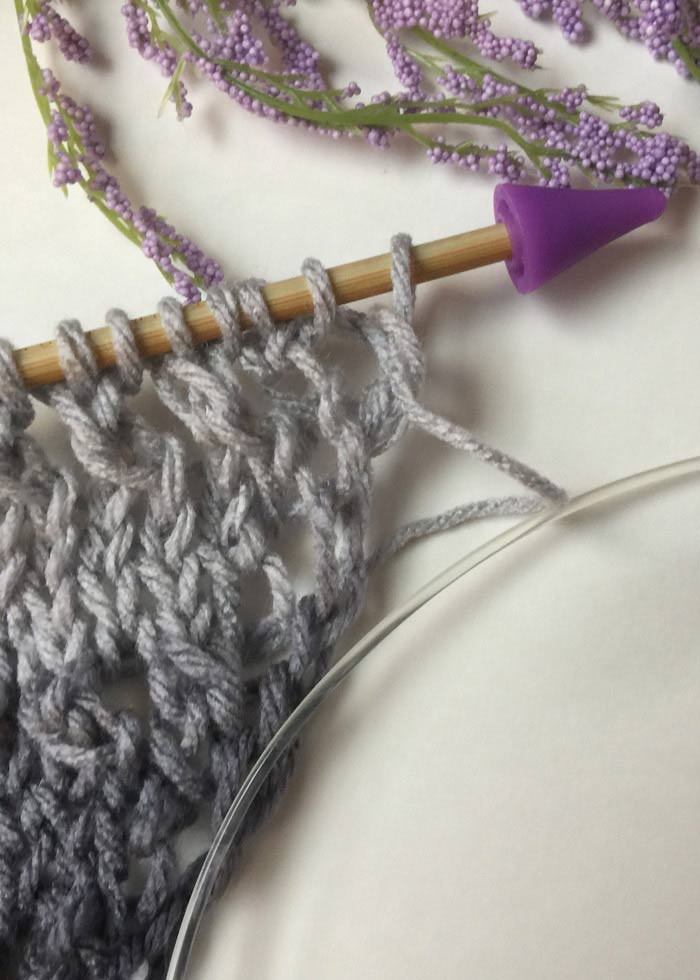 How to Knit A Triangle Shawl