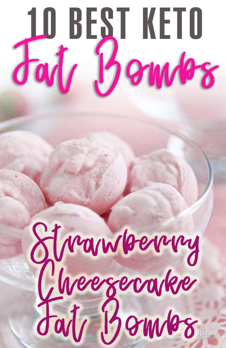 Strawberry Cheesecake Fat Bombs