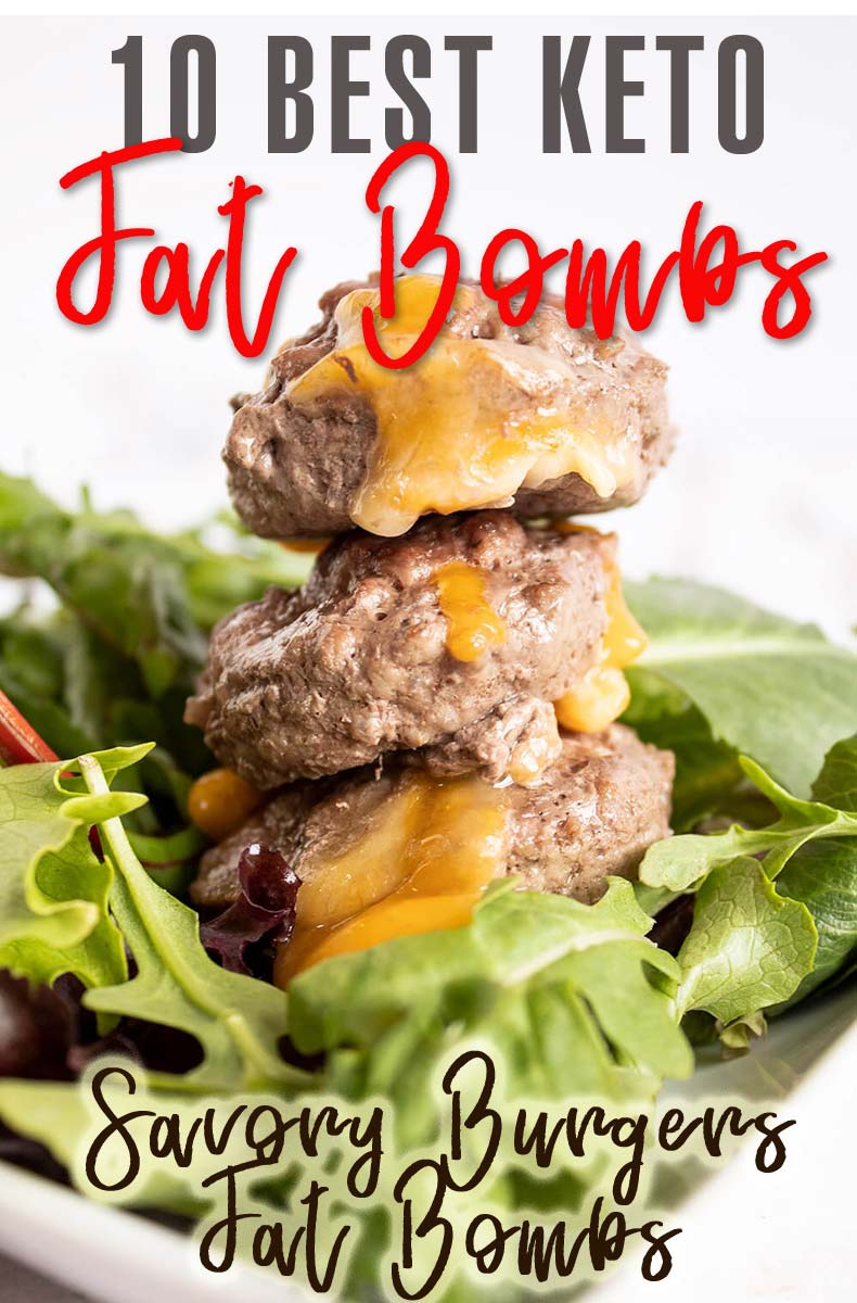 Savory Burgers Fat Bombs by Forget Sugar Friday