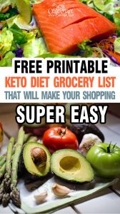 Free Printable low carb food list